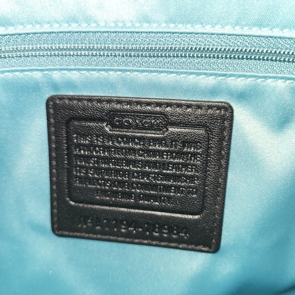 Coach vtg women's tote, Black and Grey - Picture 3 of 8